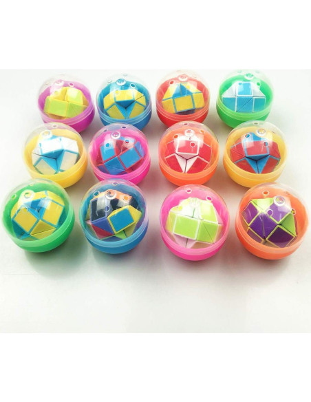 Anditoy 12 Huevos de Pascua con Mini Cubo de Serpiente Juguete