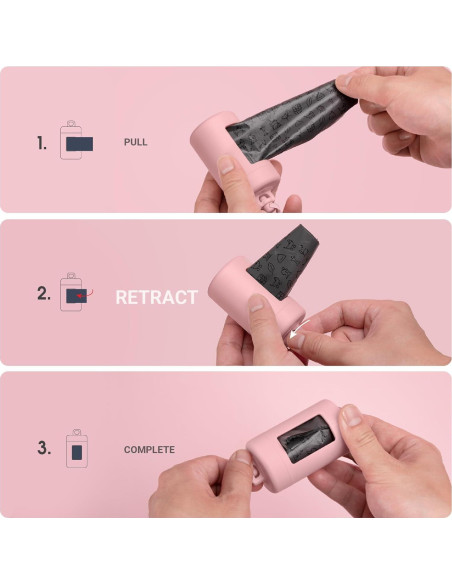 Dispensador de bolsas para excrementos de perros WuDao Verde