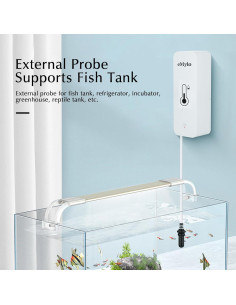 Termómetro Inteligente eMylo para Acuarios y Habitaciones WiFi 2