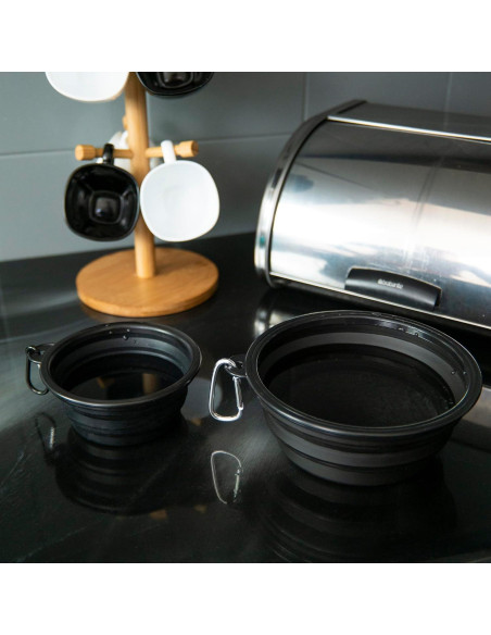 Tazón Plegable para Perros Kit Hecho Fácil 355ml Teal