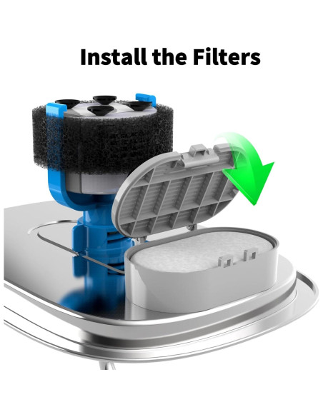 Filtro de Reemplazo para Fuente de Agua para Gatos Wonder Creature 16 Piezas