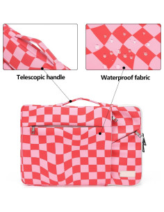 Funda Protectora EZrelia 360 para Laptop 35.56 cm Rosa 2