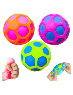 Pelotas Antiestrés Coloridas 3pcs - Juguetes Calmantes para Adultos y Niños