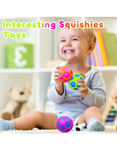 Pelotas Antiestrés Coloridas 3pcs - Juguetes Calmantes para Adultos y Niños 2