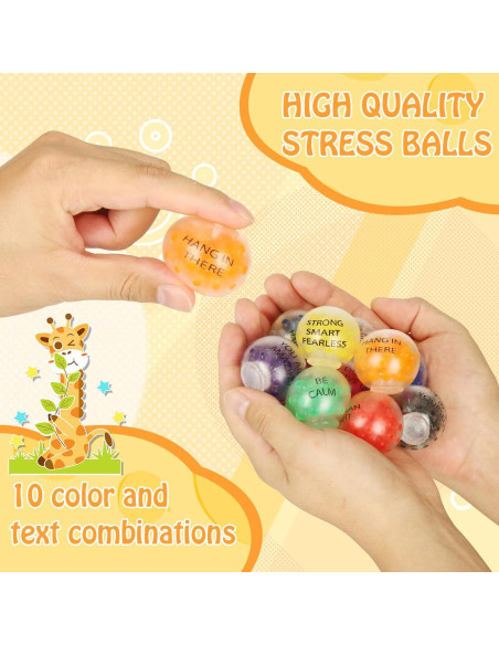 Paquete de 20 Bolas Antiestrés Mini Zanshan Coloridas