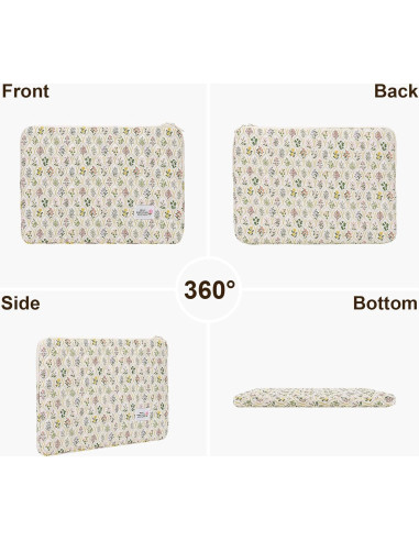 Funda de Laptop HICARRY 14" Acolchada Floral Estilo A