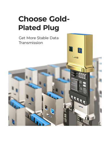 Cable de Extensión USB 3.0 AINOPE 3M Negro Alta Velocidad