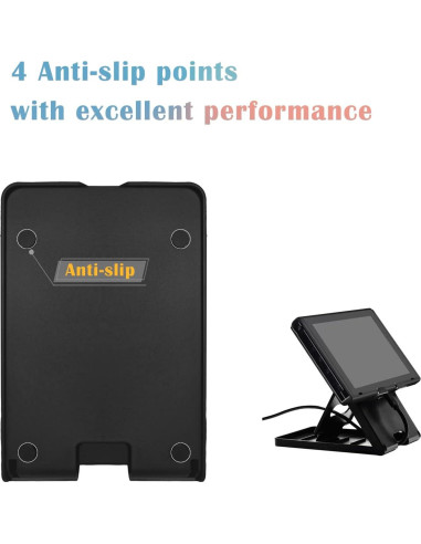 Soporte Plegable UDEE para Nintendo Switch y Dispositivos - Negro