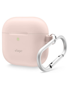 Funda de Silicona elago para AirPods 4 - Rosa Arena, Resistente