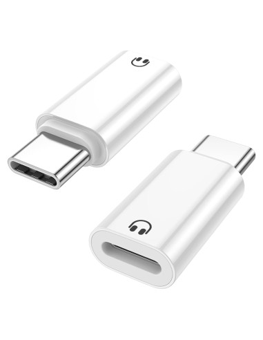 Adaptadores de Audio USB C a Lightning Jadebones - 2 Piezas