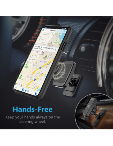 Soporte Magnético para Teléfono WixGear para Automóvil - Ajustable