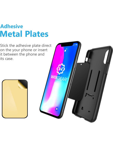 Soporte Magnético para Teléfono WixGear para Automóvil - Ajustable