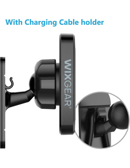 Soporte Magnético para Teléfono WixGear para Automóvil - Ajustable