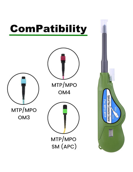 Limpiador de fibra óptica NewMainOne N-111 500 limpiezas Verde Limpiador de fibra óptica NewMainOne N-111 500 limpiezas Verde