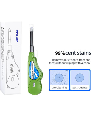 Limpiador de fibra óptica NewMainOne N-111 500 limpiezas Verde