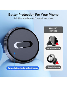 Soporte Magnético para Teléfono de Auto Miracase - Fuerte y Universal 2