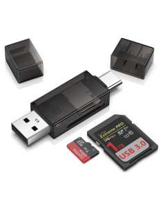Lector de Tarjetas SD USB C Cebkit Doble Ranura 5 Gbps