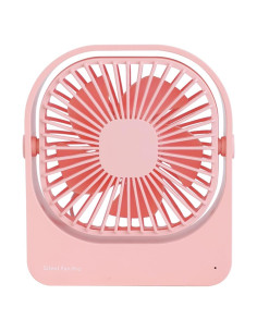 Ventilador Silencioso de Escritorio Mottinhill Rosa 360 3 Velocidades