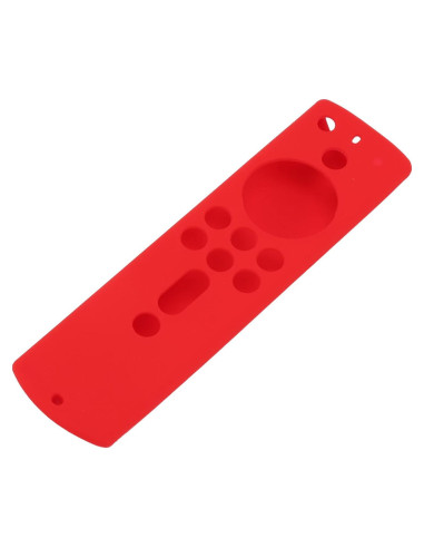 Funda de Silicona Antideslizante para Control Remoto Fire TV 4K - Rojo