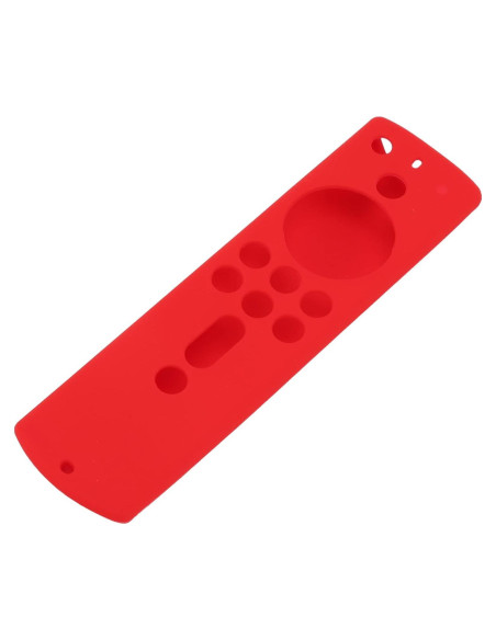 Funda de Silicona Antideslizante para Control Remoto Fire TV 4K - Rojo