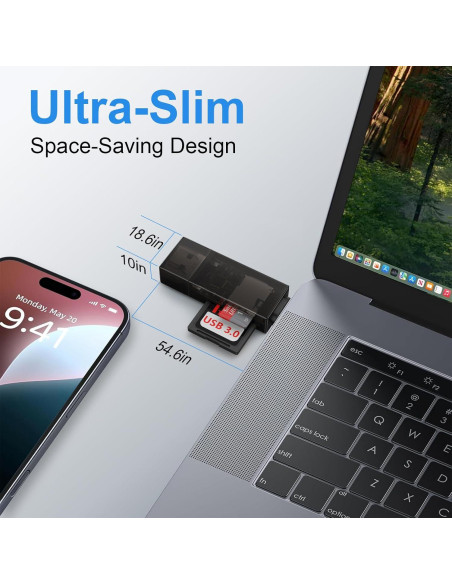 Lector de Tarjetas SD y Micro SD USB C REPIND 2 en 1