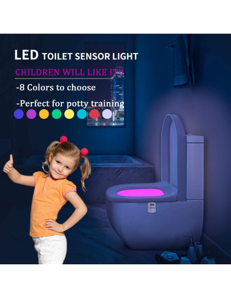 Luz Nocturna LED HASTHIP con Sensor de Movimiento Multicolor