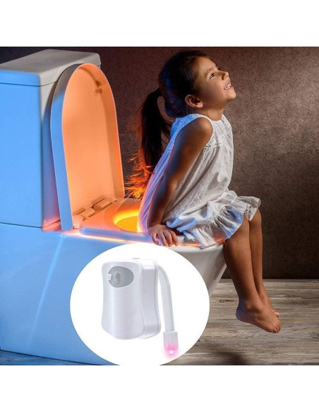 Luz Nocturna LED HASTHIP con Sensor de Movimiento Multicolor