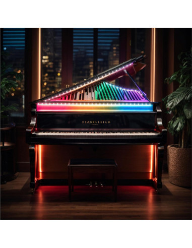 Luces de tira LED a pilas BestLuz 2m RGB con control remoto