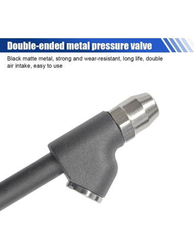 Medidor de Presión de Neumáticos LHDOS Doble Cabeza 10-150 PSI