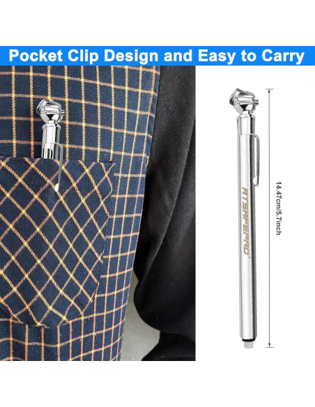 Medidor de Presión de Neumáticos ATsafepro (Paquete de 10)