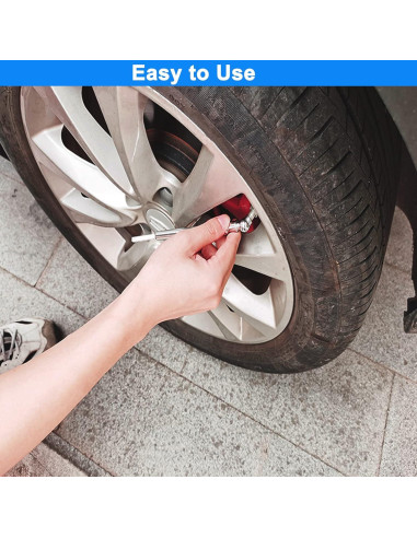 Medidor de Presión de Neumáticos ATsafepro (Paquete de 10)