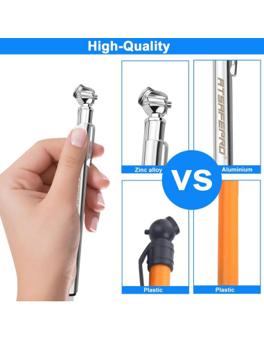 Medidor de Presión de Neumáticos ATsafepro (Paquete de 10)