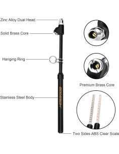 Medidor de Presión de Neumáticos GODESON 10-150 PSI Doble Cabeza 2