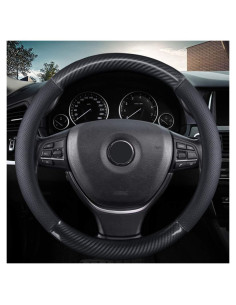 Funda de Volante KAFEEK Universal 37-39 cm Fibra Carbono