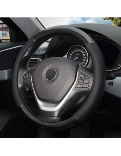 Funda de Volante KAFEEK Universal 37-39 cm Fibra Carbono 2