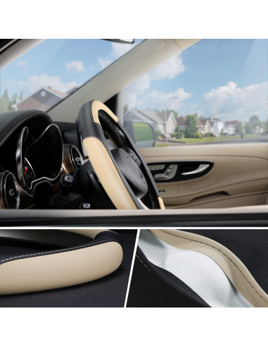 Cubierta de Volante SEG Direct Universal Cuero Microfibra 36.8-38.1 cm