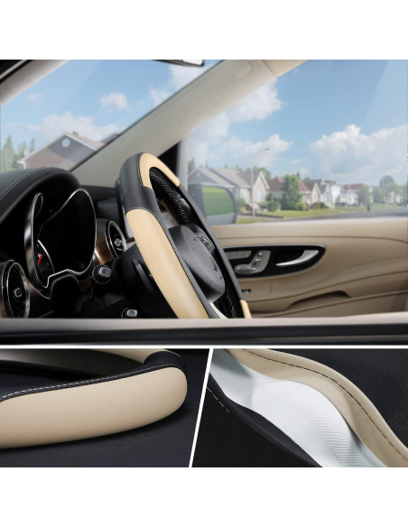 Cubierta de Volante SEG Direct Universal Cuero Microfibra 36.8-38.1 cm