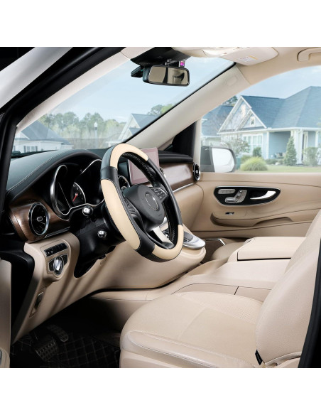 Cubierta de Volante SEG Direct Universal Cuero Microfibra 36.8-38.1 cm