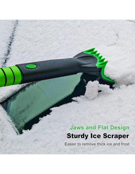 Raspador de Hielo y Cepillo de Nieve SEAAES 140 cm Extensible