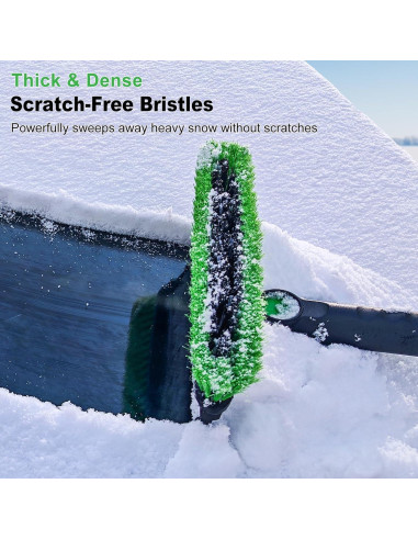 Raspador de Hielo y Cepillo de Nieve SEAAES 140 cm Extensible