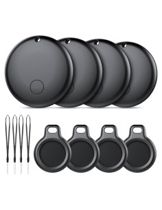 Etiquetas de Rastreo Bluetooth Ajblg - Paquete de 4, Android