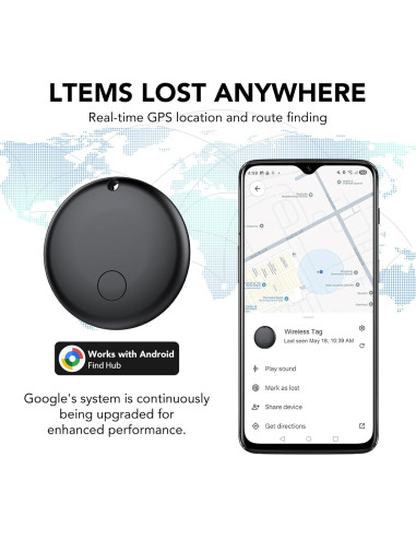 Etiquetas de Rastreo Bluetooth Ajblg - Paquete de 4, Android