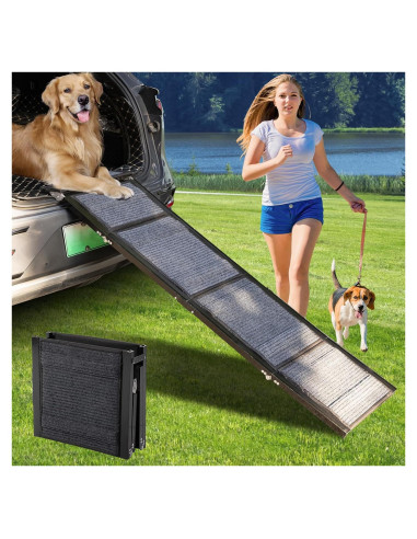 Rampa Plegable para Perros RexTact 350kg Antideslizante 170cm