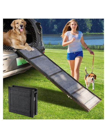 Rampa Plegable para Perros RexTact 350kg Antideslizante 170cm
