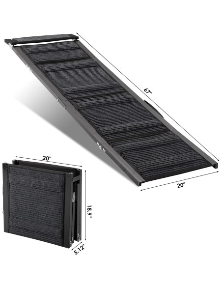 Rampa Plegable para Perros RexTact 350kg Antideslizante 170cm