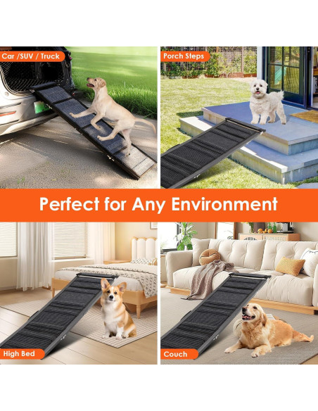 Rampa Plegable para Perros RexTact 350kg Antideslizante 170cm