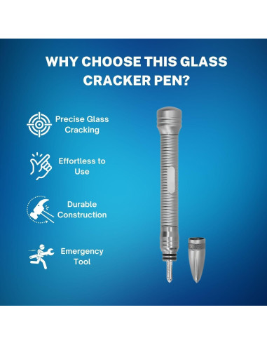 Bolígrafo Rompedor de Cristal MEEFIX GCP-01 Ajustable 60g