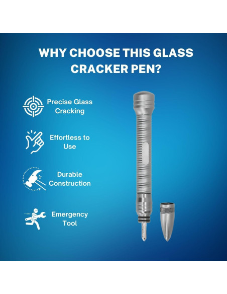 Bolígrafo Rompedor de Cristal MEEFIX GCP-01 Ajustable 60g