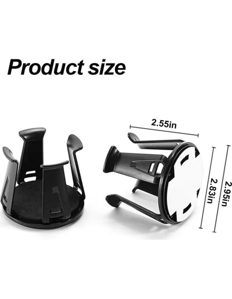 Adaptador Soporte para Tazas de Coche Zpana 2PCS Universal