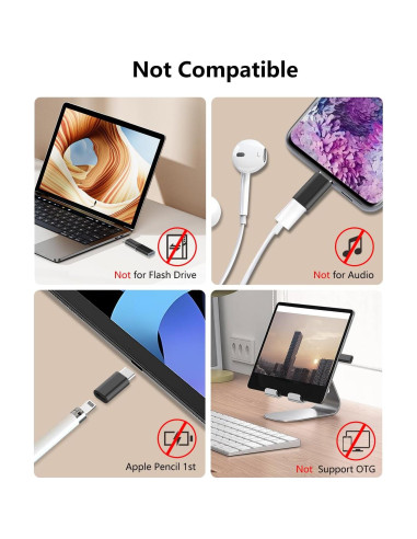 Adaptador Lightning a USB C FQSH 27W Carga Rápida - Paquete de 2